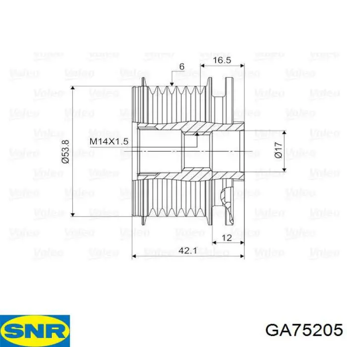 Poleas juego de piezas Alfa Romeo Giulietta 940
