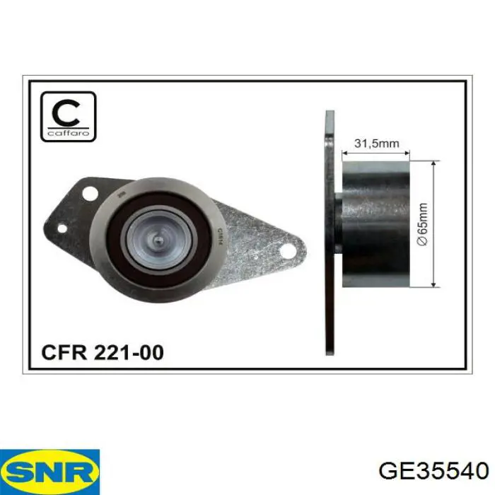 Polea correa distribución SNR GE35540 precio, desde 36,32 EUR