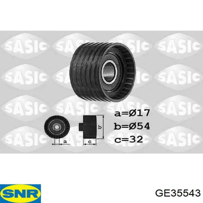 Rodillo intermedio de correa dentada Renault Espace 4 JK0