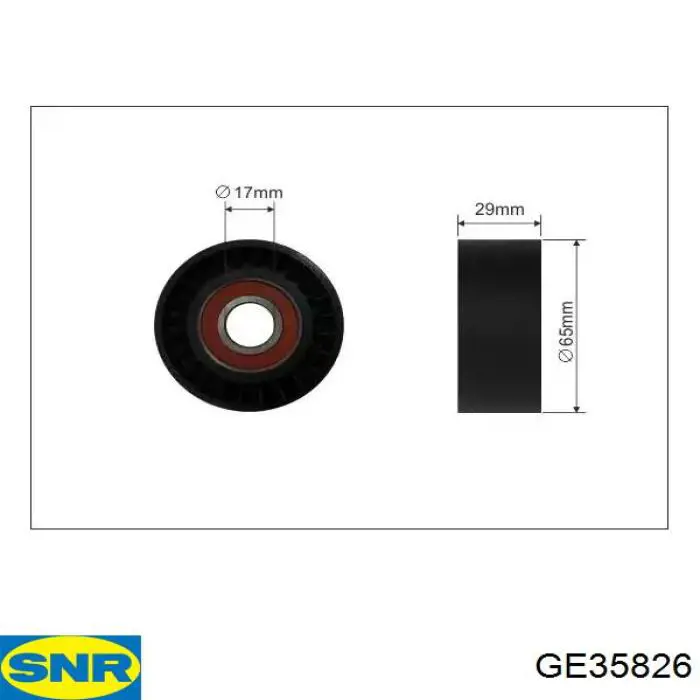 Rodillo intermedio de correa dentada Fiat/Alfa/Lancia 0060671573