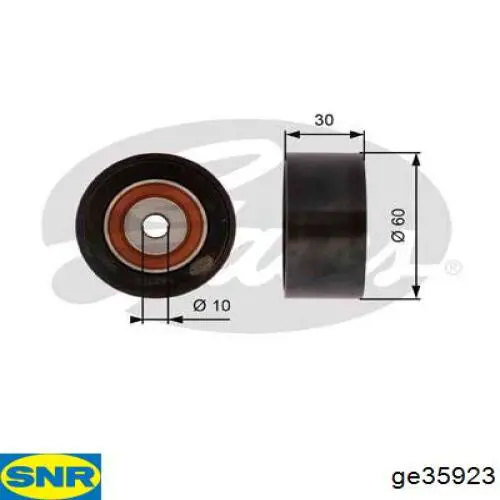 Rodillo intermedio de correa dentada Ford Fiesta JH, JD