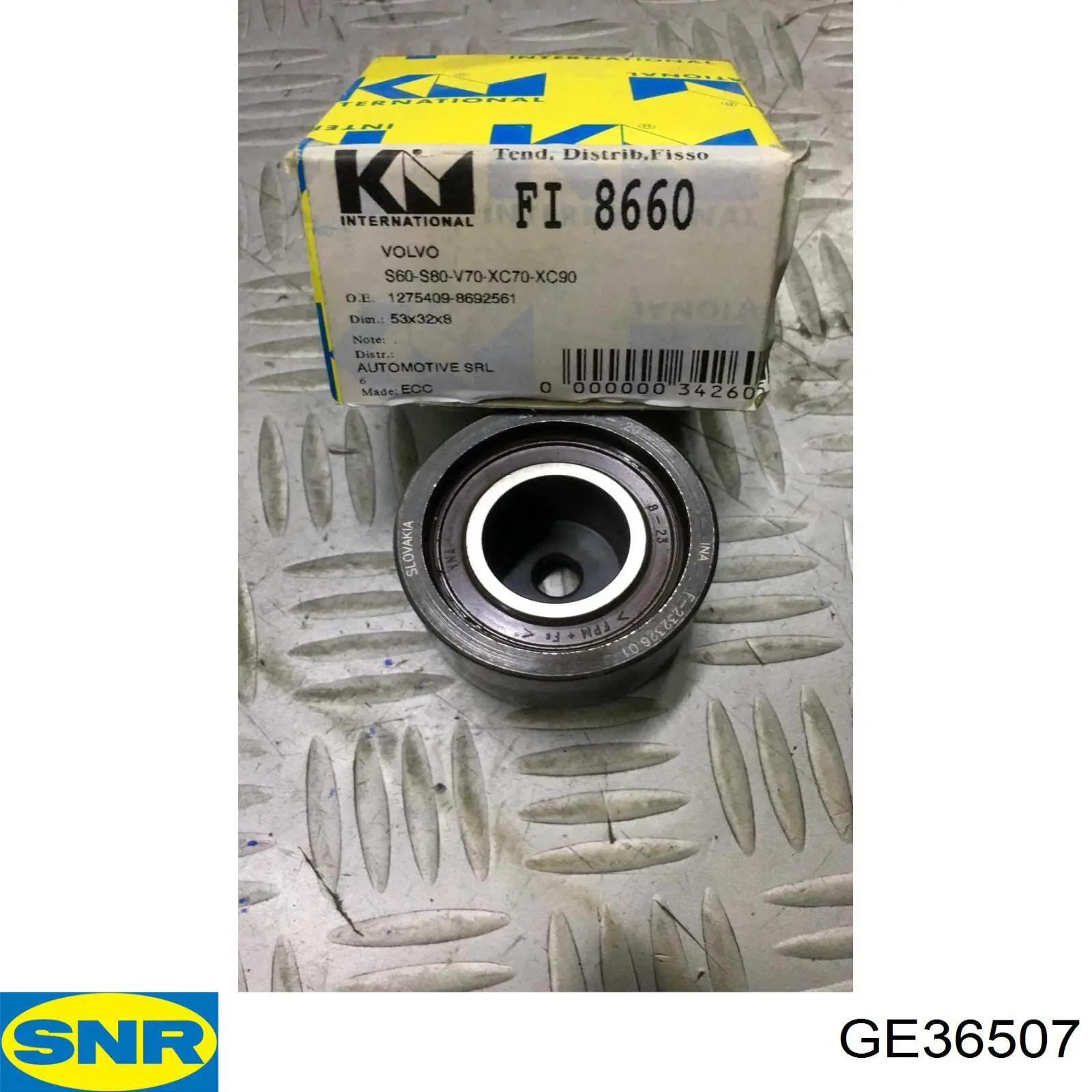 GE365.07 SNR rodillo intermedio de correa dentada