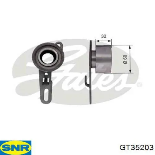 GT352.03 SNR rodillo, cadena de distribución