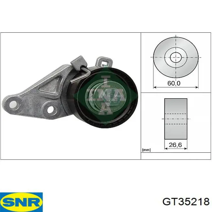Tensor, correa de distribucion GTB0410 GMB
