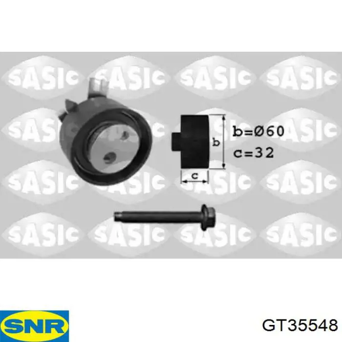 GT355.48 SNR tensor correa distribución