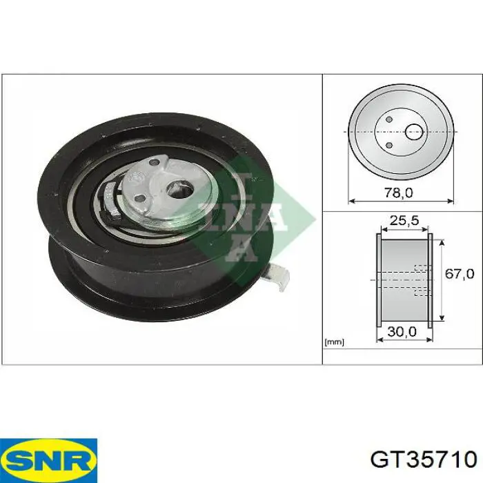 GT357.10 SNR rodillo, cadena de distribución