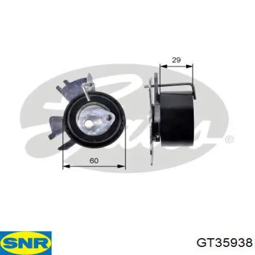 GT35938 SNR rodillo, cadena de distribución