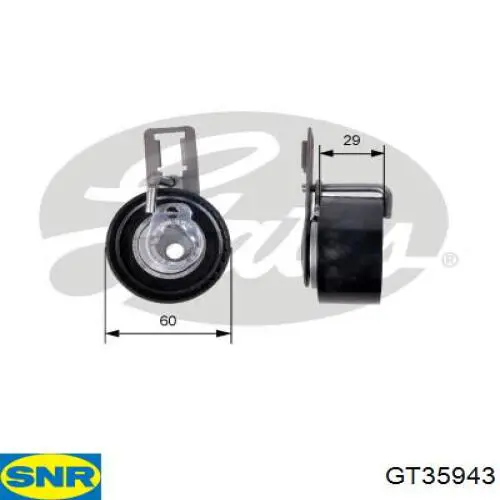 GT35943 SNR Tensor, correa dentada