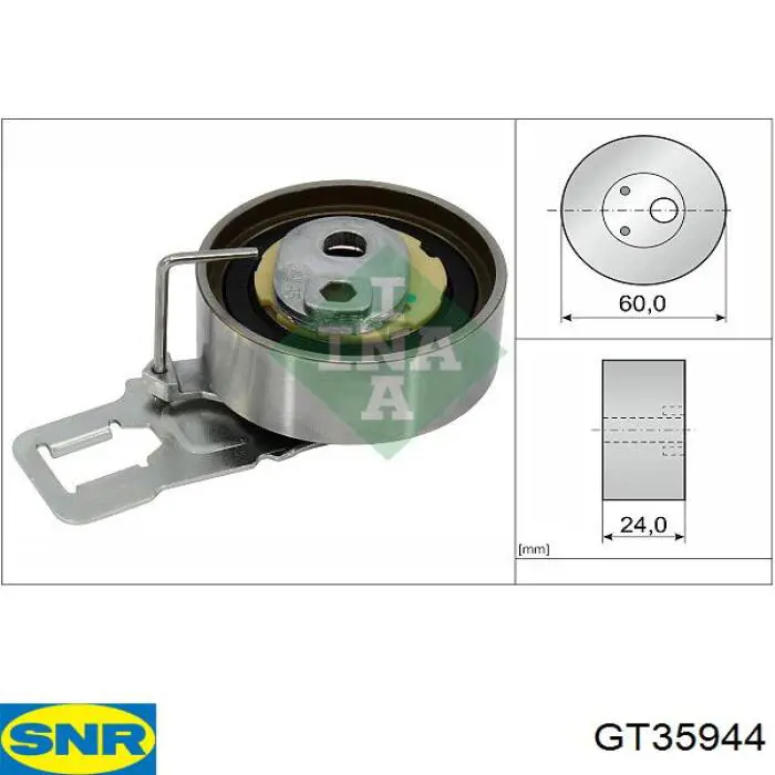 Tensor de la correa de distribución SNR GT35944 precio, desde 41,59 EUR