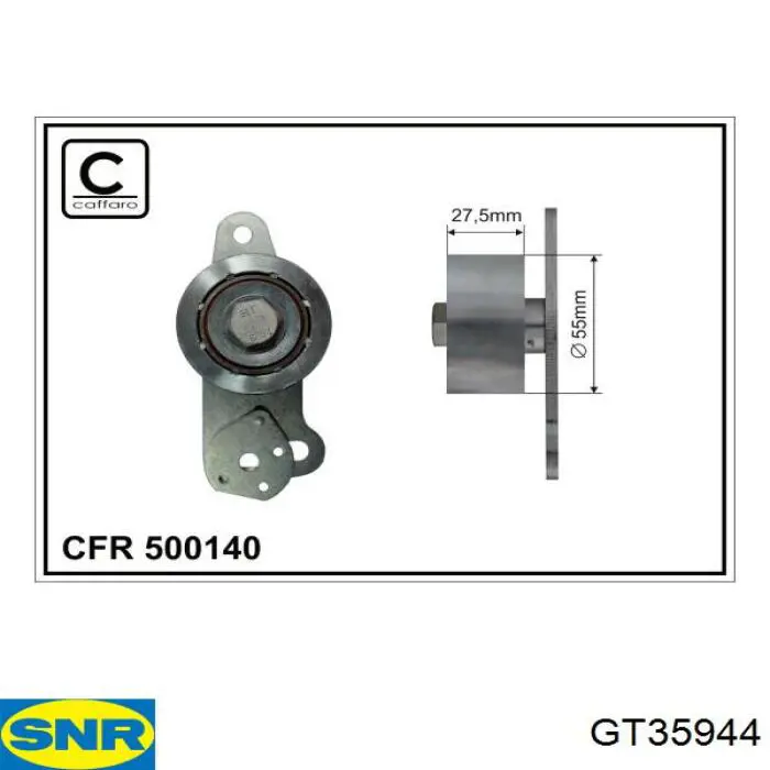 Comprar GT35944 SNR Tensor, correa de distribucion