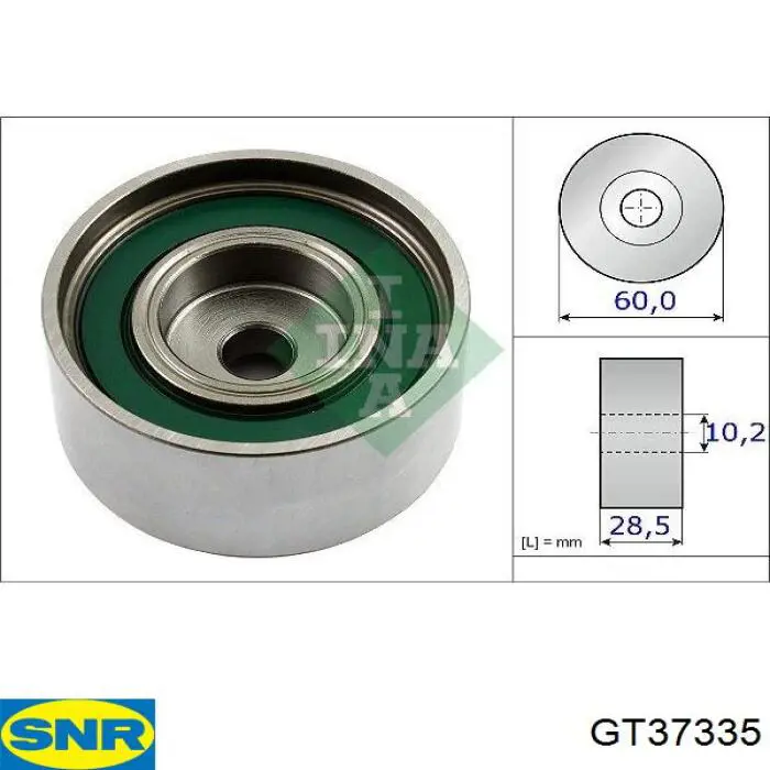 GT373.35 SNR polea correa distribución