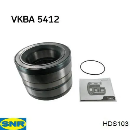 Cojinete de rueda delantero SNR HDS103 precio, desde 195,29 EUR