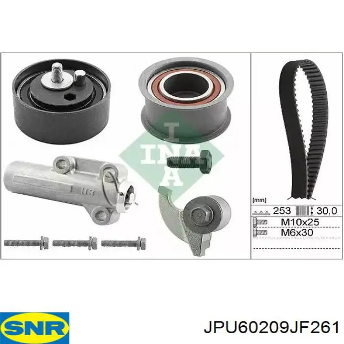 JPU60209JF261 SNR Tensor, correa dentada