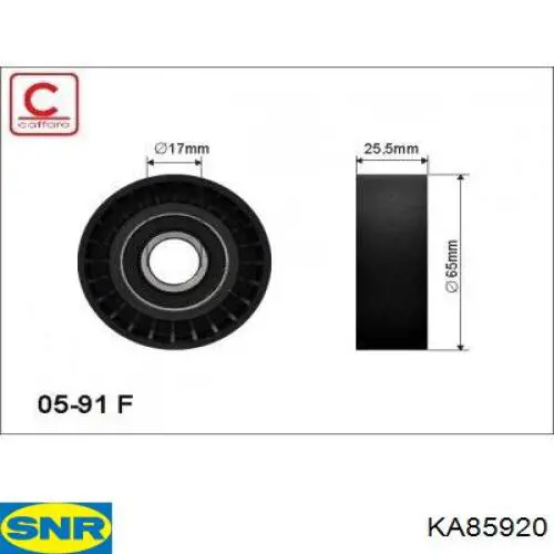 Correa de transmisión, juego SNR KA85920 precio, desde 44,92 EUR