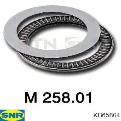 Soporte del amortiguador delantero KB65804 SNR