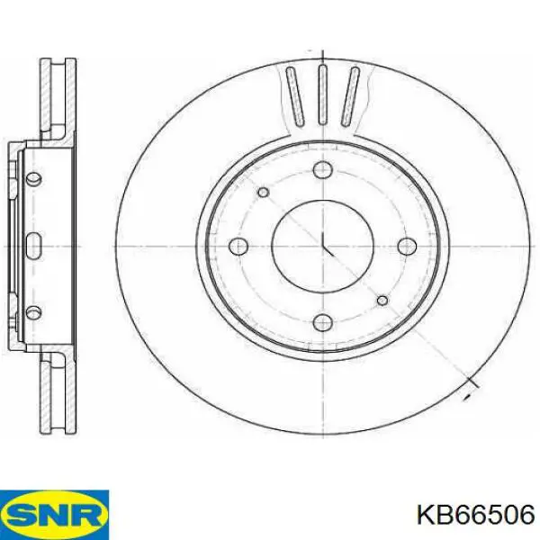 Rodamiento de soporte del amortiguador trasero SNR KB66506