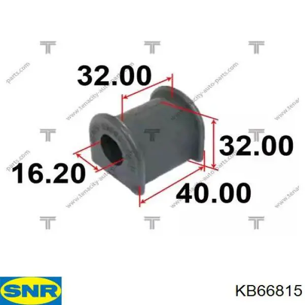 Comprar KB66815 SNR Soporte del amortiguador delantero