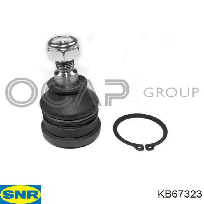 Buje de vástago de amortiguador delantero SNR KB67323
