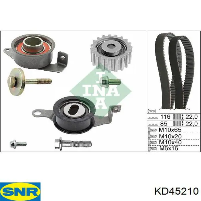 KD452.10 SNR kit de correa de distribución