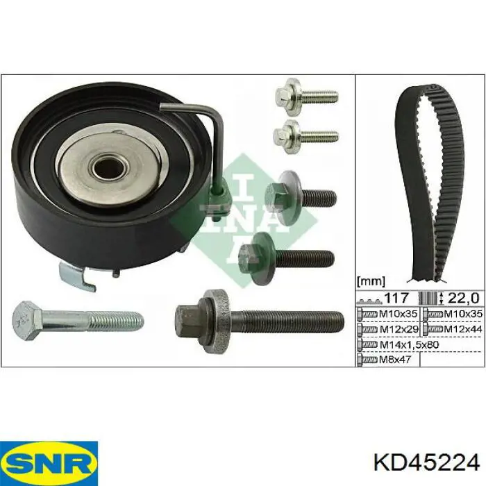 Comprar KD45224 SNR Kit de correa de distribución