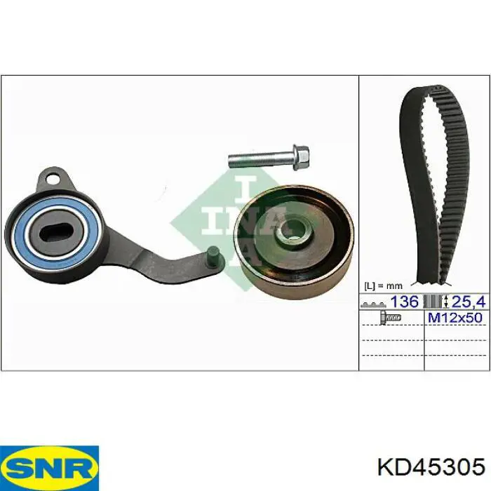 KD45305 SNR Kit correa de distribución