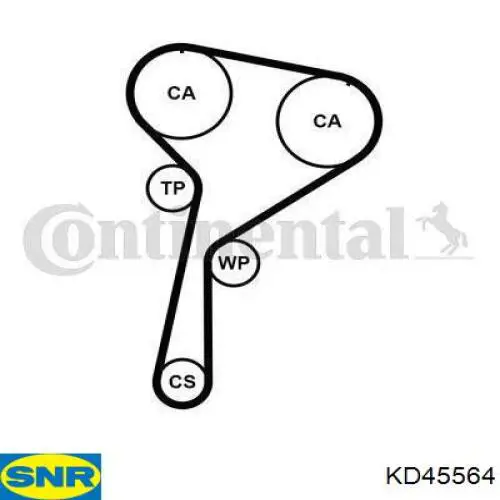 Kit correa de distribución Nissan Qashqai 2 J11