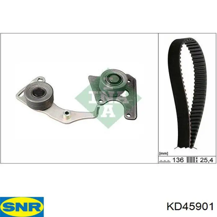 KD45901 SNR kit de correa de distribución