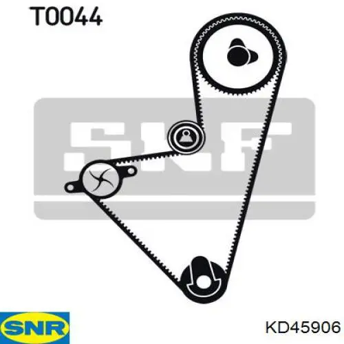 Kit correa de distribución Peugeot 205 1 741A, C