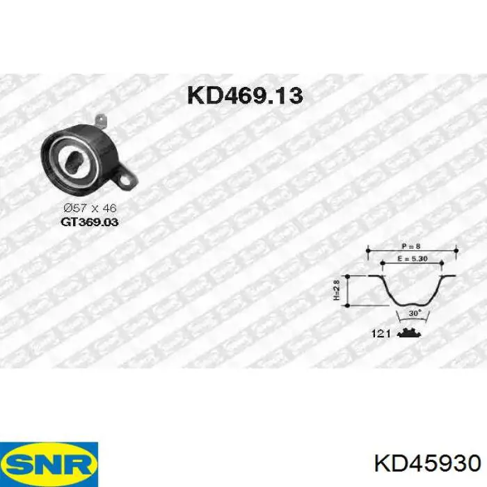 Comprar KD45930 SNR Kit de correa de distribución