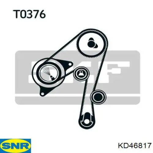 KD468.17 SNR kit correa de distribución