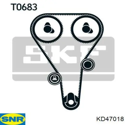 Comprar KD47018 SNR Kit de correa de distribución