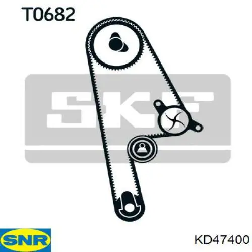 KD474.00 SNR kit de correa de distribución