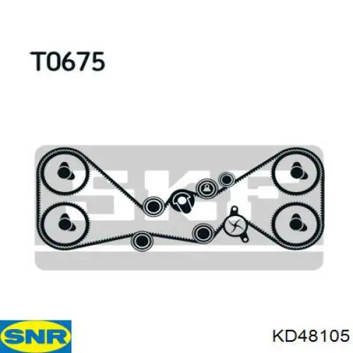 Kit de distribución KD48105 SNR