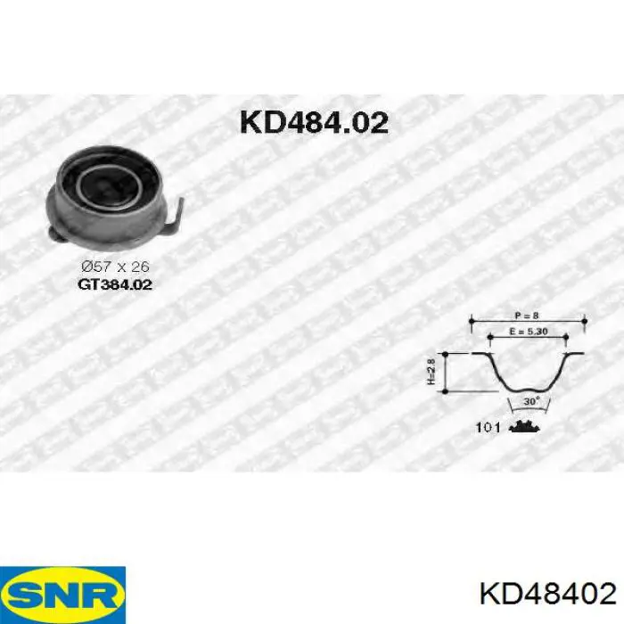 Juego de correas dentadas SNR KD48402 precio, desde 40,60 EUR