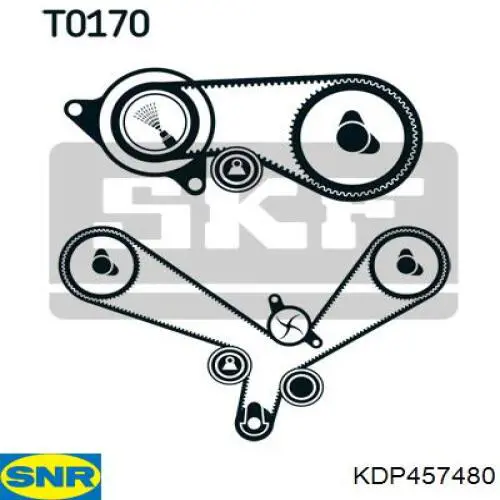 KDP457.480 SNR kit de distribución