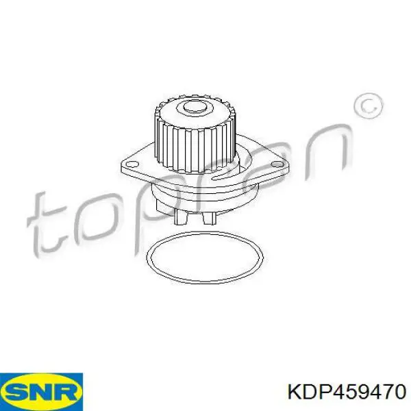 Kit de distribución 1689633880 Peugeot/Citroen