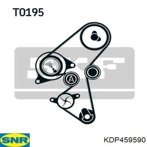 Kit de distribución KT1581W1 Optibelt