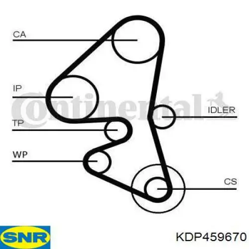 Juego de correas dentadas SNR KDP459670 precio, desde 95,67 EUR
