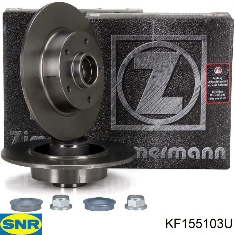 Disco de freno trasero SNR KF155103U precio, desde 34,61 EUR