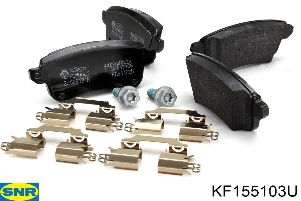 Comprar KF155103U SNR Disco de freno trasero