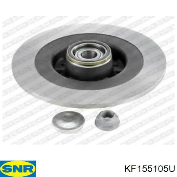 KF155.105U SNR disco de freno trasero
