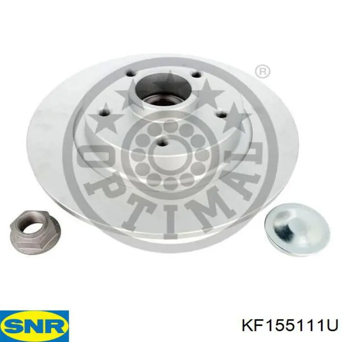 Disco de freno trasero SNR KF155111U precio, desde 74,24 EUR