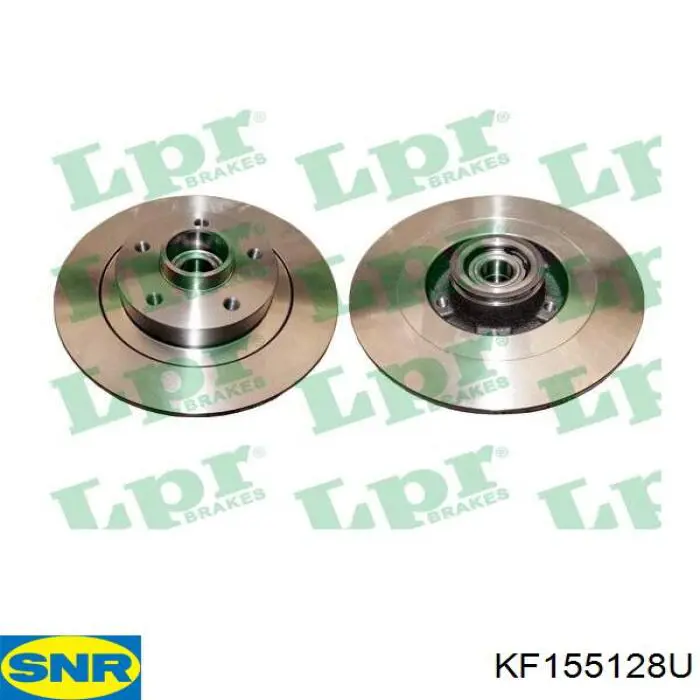 Disco de freno trasero SNR KF155128U precio, desde 90,95 EUR