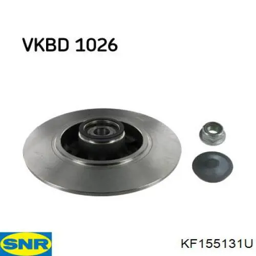 Comprar KF155131U SNR Disco de freno trasero