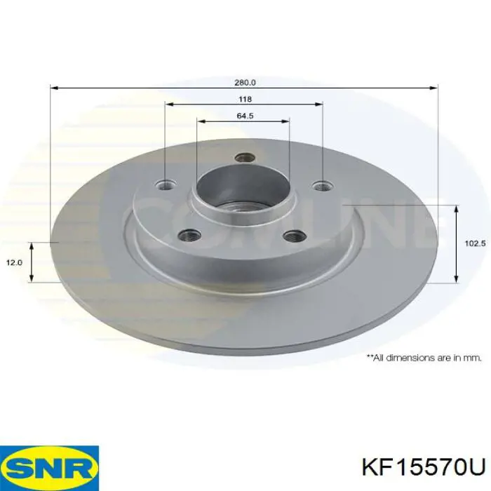 Frenos traseros SNR KF15570U