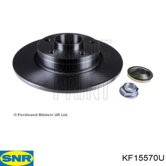 Disco de freno trasero SNR KF15570U precio, desde 59,86 EUR