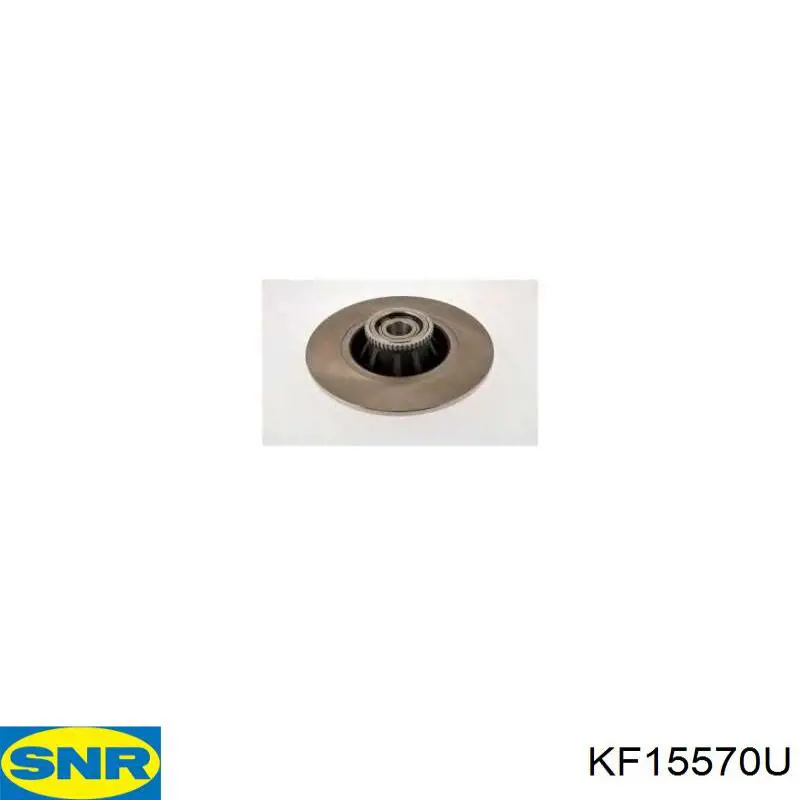 Disco de freno trasero KF15570U SNR