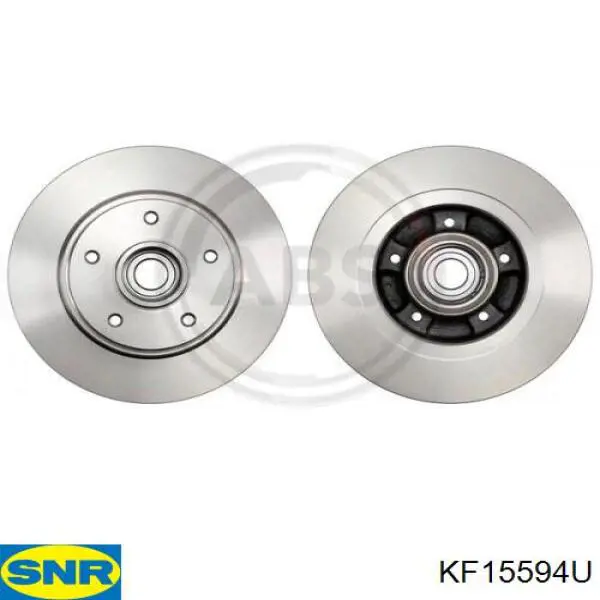Disco de freno trasero KF15594U SNR