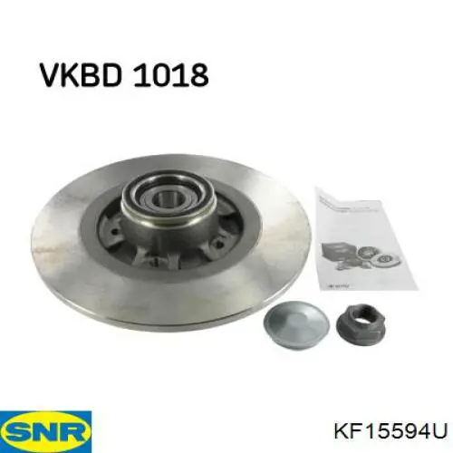 KF15594U SNR disco de freno trasero