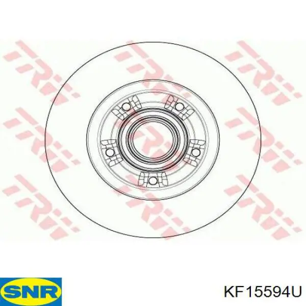 Disco de freno trasero SNR KF15594U precio, desde 90,35 EUR